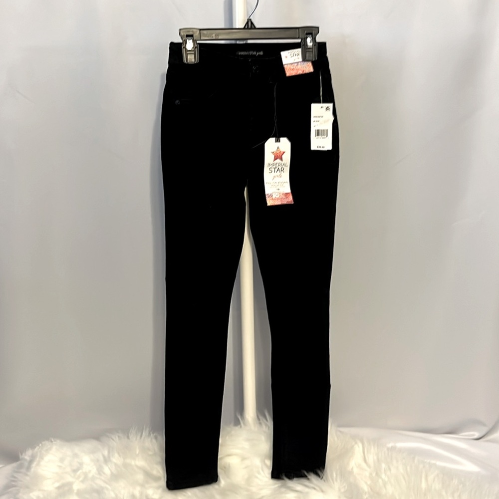 Imperial Star Big Girls Pull-on Destructed Jegging, size 10